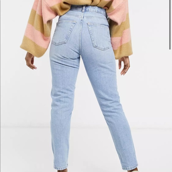 NWT topshop premium mom jeans in bleach wash - Picture 12 of 16